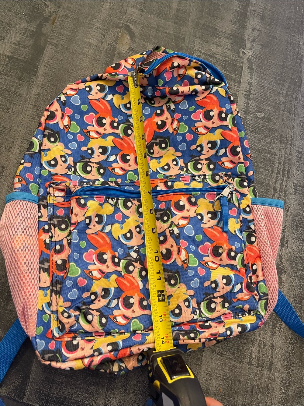 Powerpuff Girls Classic Allover Backpack - Blossom Bubbles Buttercup Bookbag - Picture 4 of 6